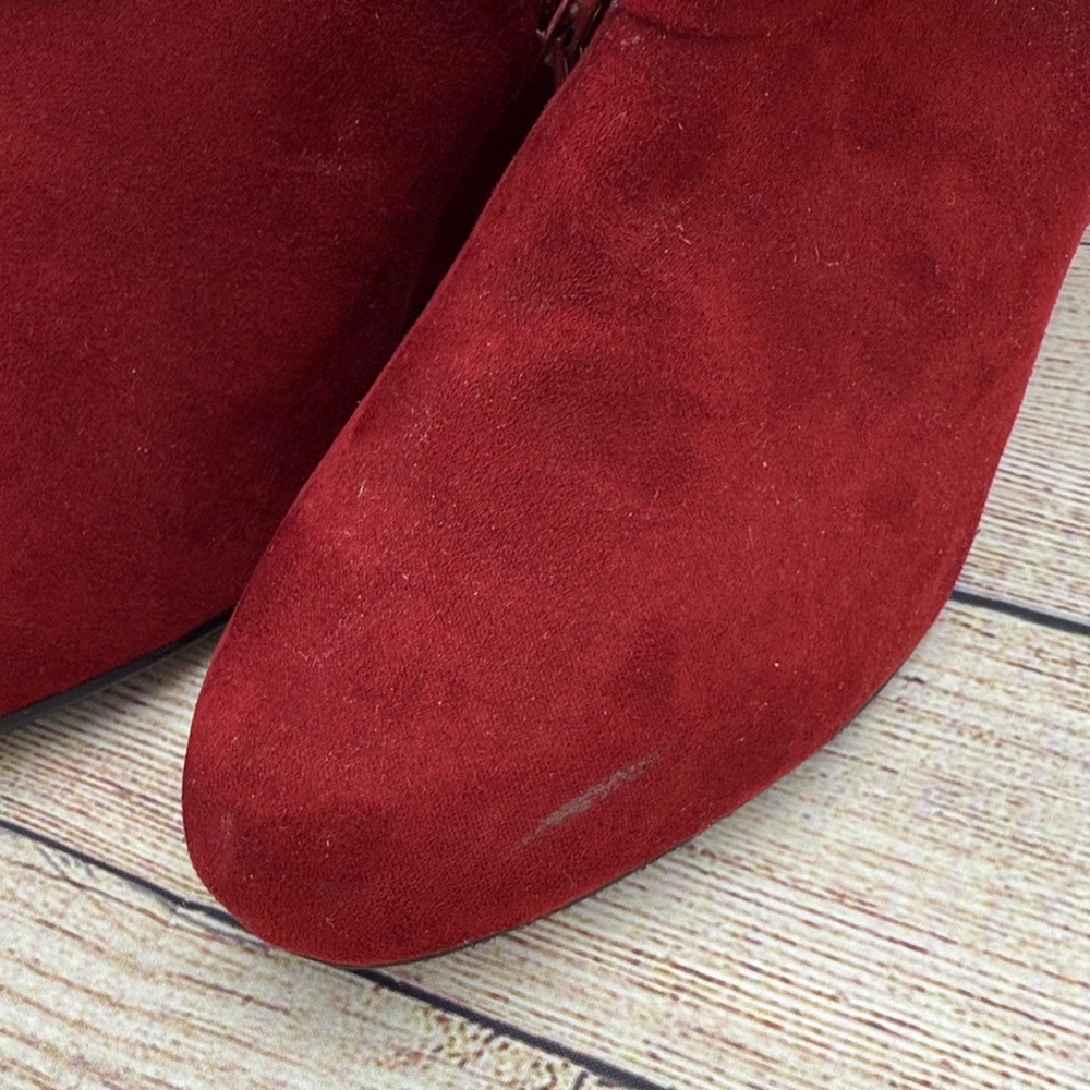 CL by Laundry Burgundy Ankle Booties - Picture 4 of 5